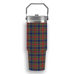 ScotsTee Shop Scottish McBeth Modern Tartan Flip Straw Tumbler 20oz 30oz