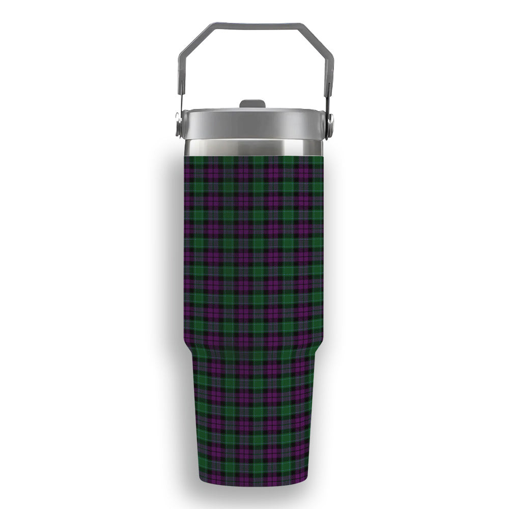 ScotsTee Shop Scottish Wilsons 150 Tartan Flip Straw Tumbler 20oz 30oz