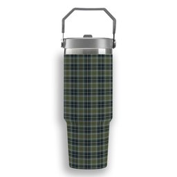 ScotsTee Shop Scottish MacBean Hunting Tartan Flip Straw Tumbler 20oz 30oz