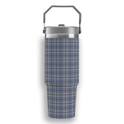 ScotsTee Shop Scottish Tweedie Tartan Flip Straw Tumbler 20oz 30oz