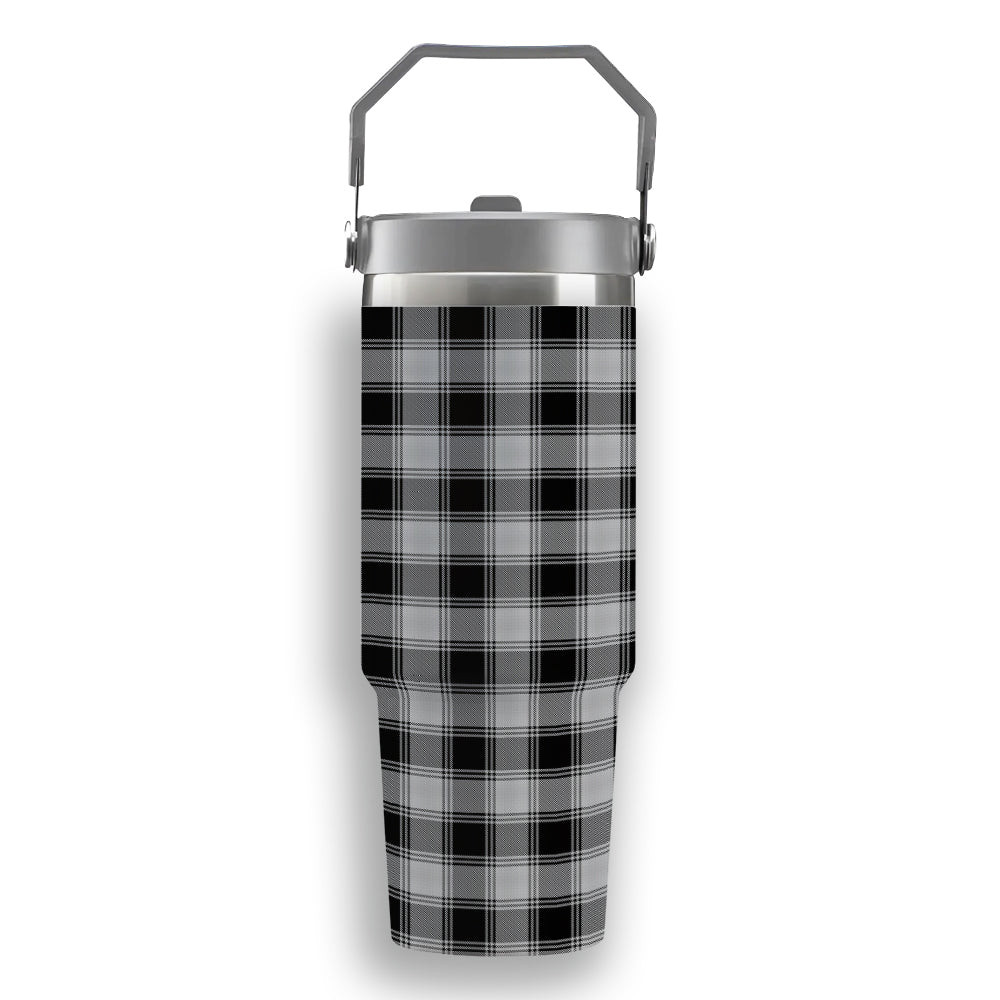 ScotsTee Shop Scottish YinYang Tartan Flip Straw Tumbler 20oz 30oz