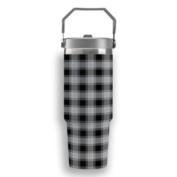 ScotsTee Shop Scottish YinYang Tartan Flip Straw Tumbler 20oz 30oz