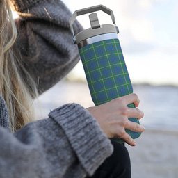 ScotsTee Shop Scottish McIntyre Hunting Ancient Tartan Flip Straw Tumbler 20oz 30oz