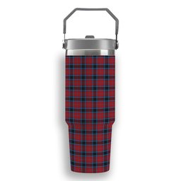 ScotsTee Shop Scottish MacTavish Tartan Flip Straw Tumbler 20oz 30oz