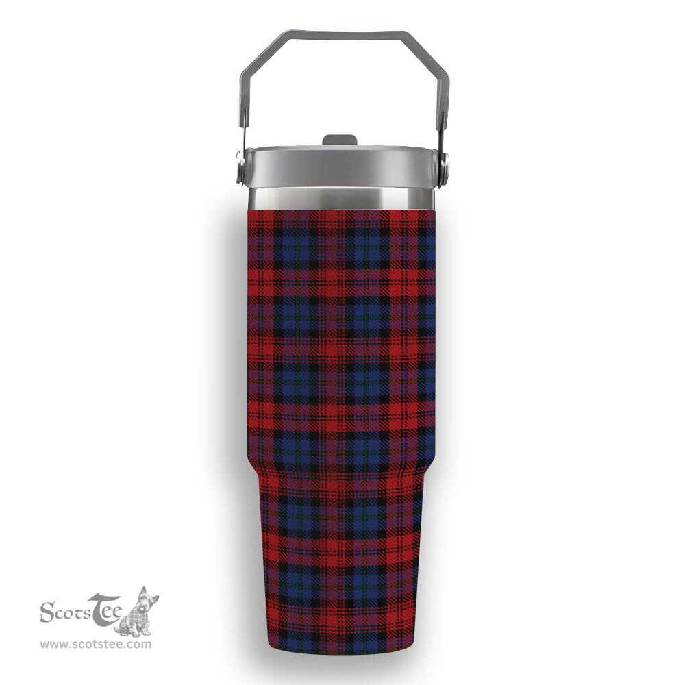 ScotsTee Shop Scottish McLachlan Modern Tartan Flip Straw Tumbler 20oz 30oz