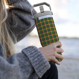 ScotsTee Shop Scottish MacMillan Old Ancient Tartan Flip Straw Tumbler 20oz 30oz