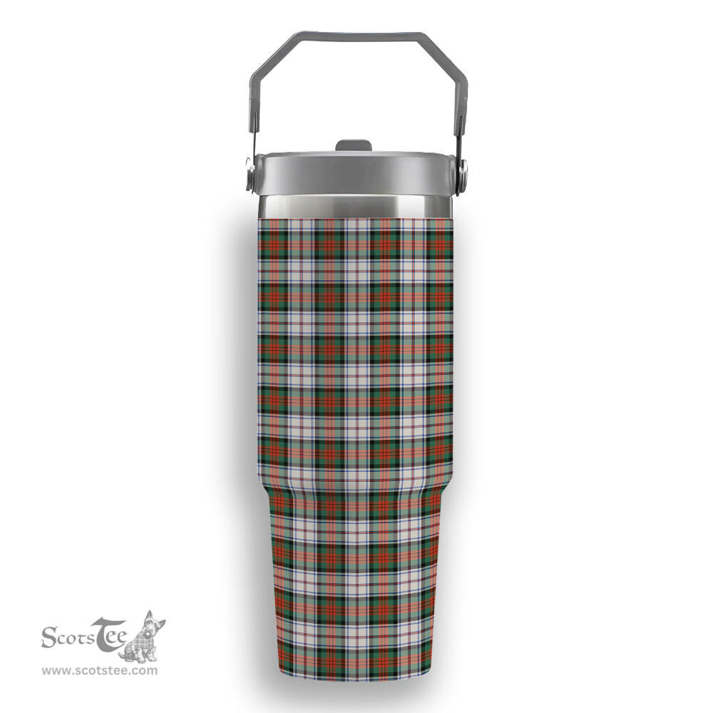 ScotsTee Shop Scottish MacDuff Dress Ancient SC Tartan Flip Straw Tumbler 20oz 30oz