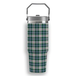 ScotsTee Shop Scottish MacLeod Of Californian Ancient Tartan Flip Straw Tumbler 20oz 30oz