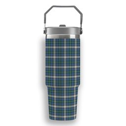 ScotsTee Shop Scottish McDowall Modern Tartan Flip Straw Tumbler 20oz 30oz
