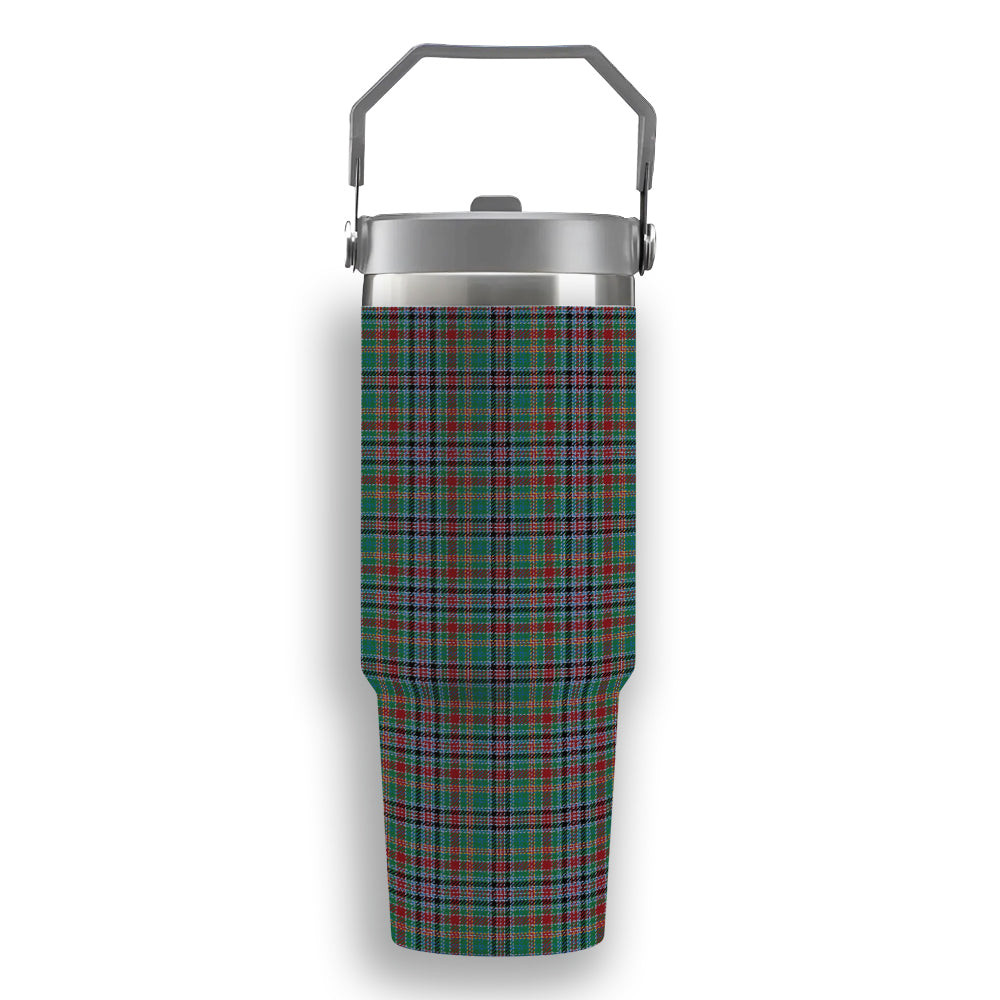 ScotsTee Shop Scottish Hunter Old Ancient Tartan Flip Straw Tumbler 20oz 30oz