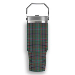 ScotsTee Shop Scottish Hunter Old Ancient Tartan Flip Straw Tumbler 20oz 30oz