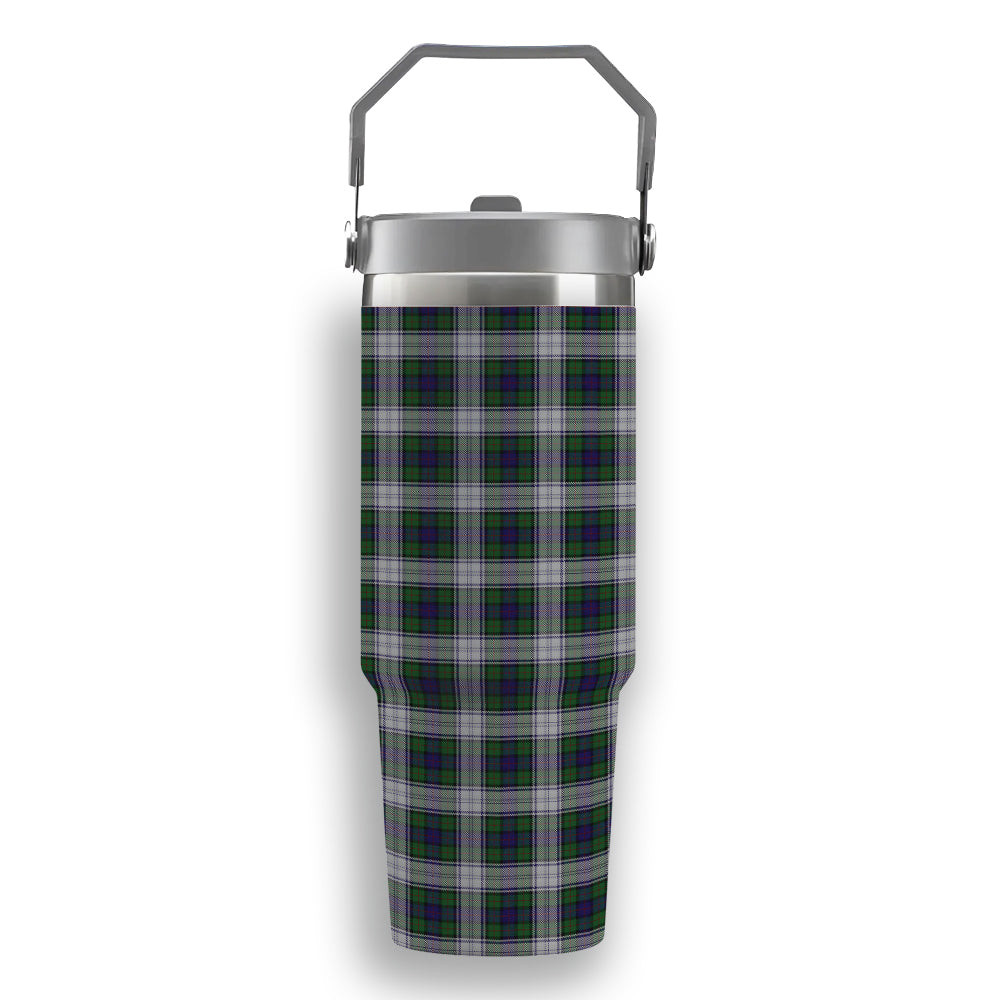 ScotsTee Shop Scottish Murray of Atholl Dress Tartan Flip Straw Tumbler 20oz 30oz