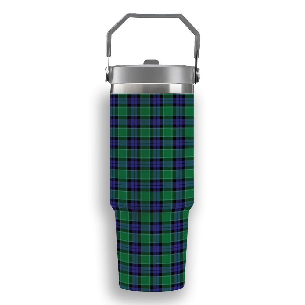 ScotsTee Shop Scottish Haldane Tartan Flip Straw Tumbler 20oz 30oz