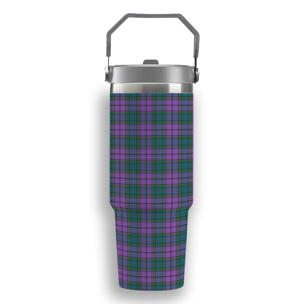 ScotsTee Shop Scottish Wardlaw Ancient Tartan Flip Straw Tumbler 20oz 30oz