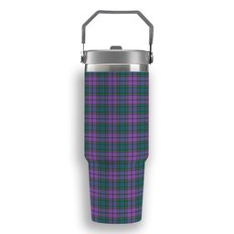 ScotsTee Shop Scottish Wardlaw Ancient Tartan Flip Straw Tumbler 20oz 30oz