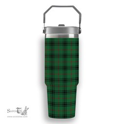 ScotsTee Shop Scottish MacArthur-Fox Ancient Tartan Flip Straw Tumbler 20oz 30oz