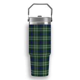 ScotsTee Shop Scottish Mow Tartan Flip Straw Tumbler 20oz 30oz