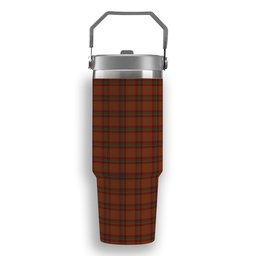 ScotsTee Shop Scottish McBrayer Tartan Flip Straw Tumbler 20oz 30oz