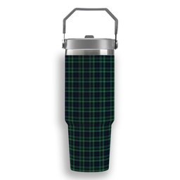 ScotsTee Shop Scottish Rollo Modern Tartan Flip Straw Tumbler 20oz 30oz