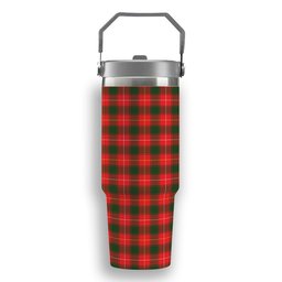 ScotsTee Shop Scottish McPhee Modern Tartan Flip Straw Tumbler 20oz 30oz