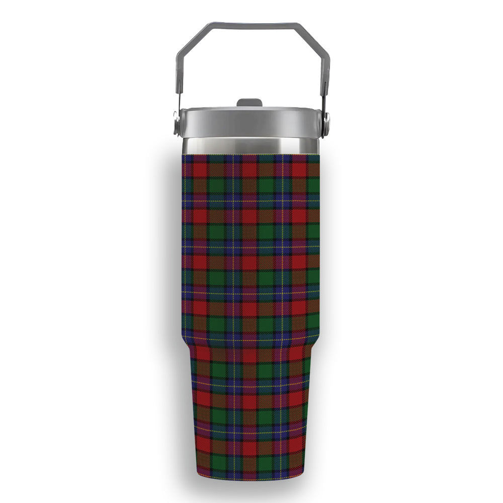 ScotsTee Shop Scottish Kilgour Tartan Flip Straw Tumbler 20oz 30oz