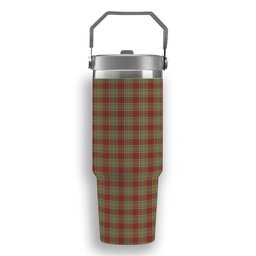 ScotsTee Shop Scottish McGillivray Hunting Ancient Tartan Flip Straw Tumbler 20oz 30oz