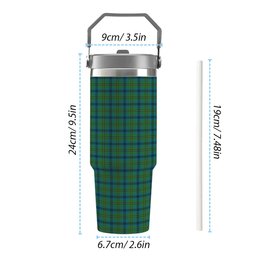 ScotsTee Shop Scottish Johnstone Originaux Ancient Clan Tartan Flip Straw Tumbler 20oz 30oz