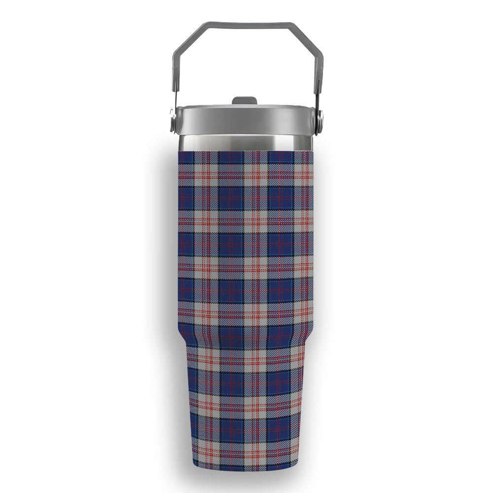 ScotsTee Shop Scottish Stewart of Appin Hunting Dress Tartan Flip Straw Tumbler 20oz 30oz