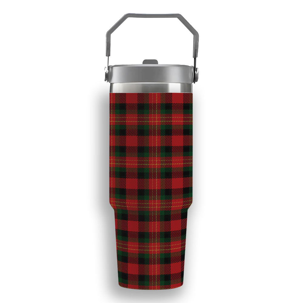ScotsTee Shop Scottish Sturrock Tartan Flip Straw Tumbler 20oz 30oz