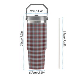 ScotsTee Shop Scottish Seller Reproduction Dress Tartan Flip Straw Tumbler 20oz 30oz