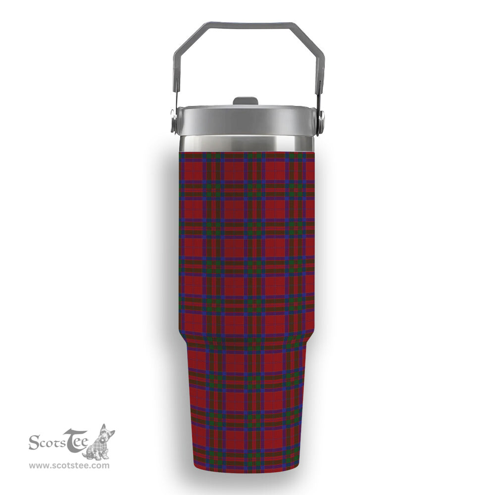 ScotsTee Shop Scottish MacGillivray Tartan Flip Straw Tumbler 20oz 30oz