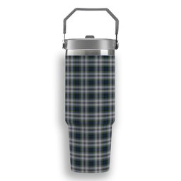 ScotsTee Shop Scottish Gordon Dress 3 Tartan Flip Straw Tumbler 20oz 30oz