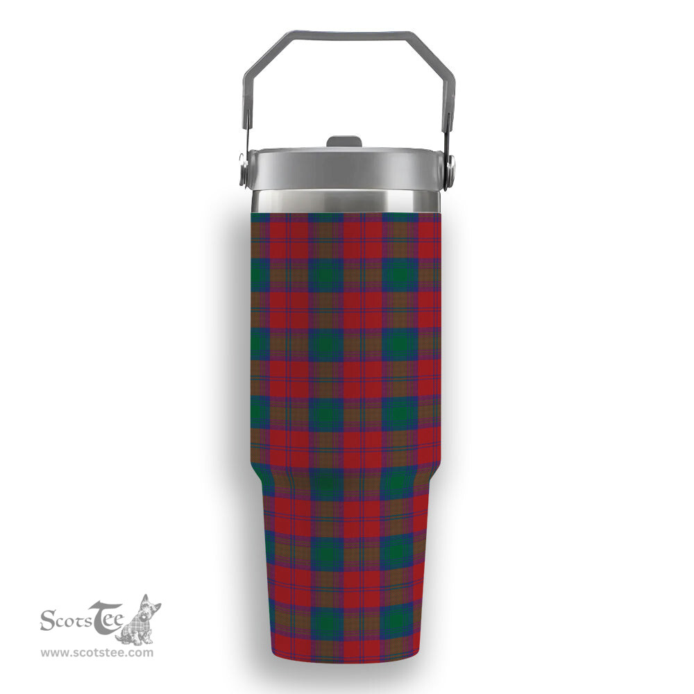 ScotsTee Shop Scottish Lindsay Modern Tartan Flip Straw Tumbler 20oz 30oz