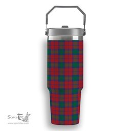 ScotsTee Shop Scottish Lindsay Modern Tartan Flip Straw Tumbler 20oz 30oz