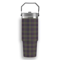 ScotsTee Shop Scottish Tailyour Weathered Tartan Flip Straw Tumbler 20oz 30oz