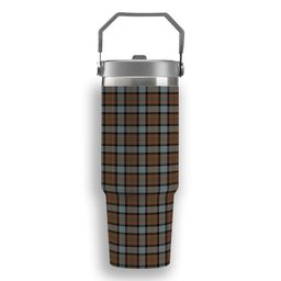 ScotsTee Shop Scottish MacLaren Weathered Tartan Flip Straw Tumbler 20oz 30oz