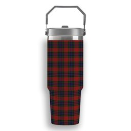 ScotsTee Shop Scottish Manson Tartan Flip Straw Tumbler 20oz 30oz