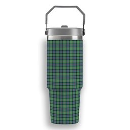 ScotsTee Shop Scottish MacThomas Ancient Tartan Flip Straw Tumbler 20oz 30oz