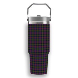 ScotsTee Shop Scottish McLennan Tartan Flip Straw Tumbler 20oz 30oz