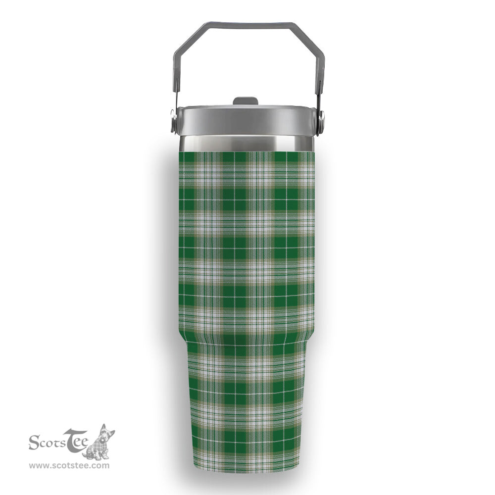 ScotsTee Shop Scottish Kelso Ancient Clan Tartan Flip Straw Tumbler 20oz 30oz