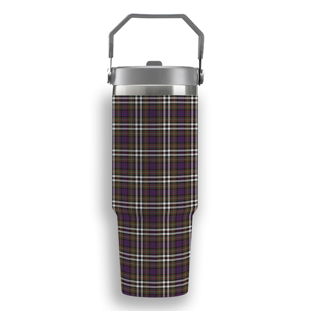 ScotsTee Shop Scottish McDonell of Glengarry Dress  Modern Tartan Flip Straw Tumbler 20oz 30oz