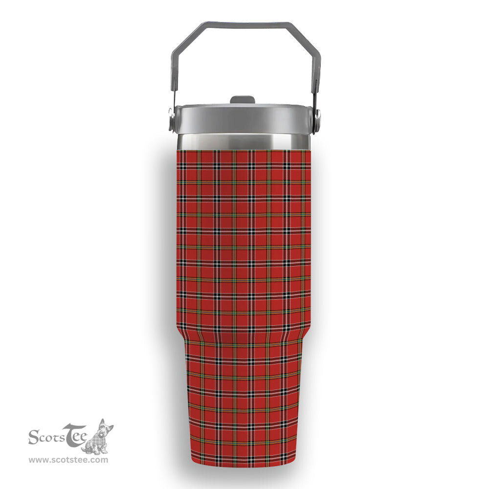 ScotsTee Shop Scottish Meldrum Dress Ancient Tartan Flip Straw Tumbler 20oz 30oz