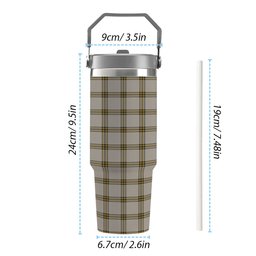 ScotsTee Shop Scottish Young in Australia Tartan Flip Straw Tumbler 20oz 30oz
