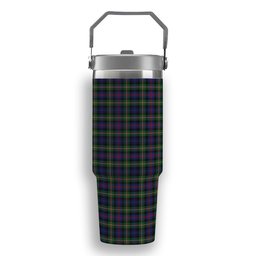 ScotsTee Shop Scottish MacKenzie Morgan Tartan Flip Straw Tumbler 20oz 30oz