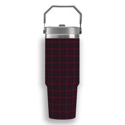 ScotsTee Shop Scottish Wanstall Tartan Flip Straw Tumbler 20oz 30oz