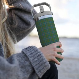 ScotsTee Shop Scottish Strang of Balkaskie Ancient Tartan Flip Straw Tumbler 20oz 30oz
