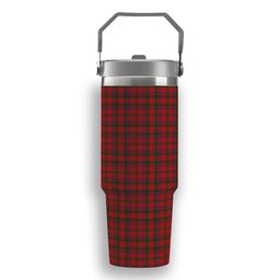 ScotsTee Shop Scottish MacColl 3 Tartan Flip Straw Tumbler 20oz 30oz