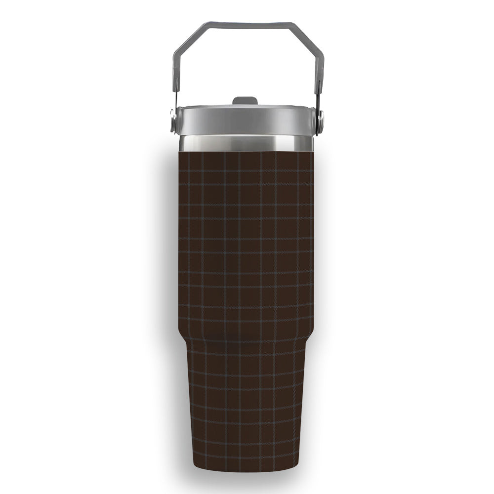 ScotsTee Shop Scottish Outlander 4 Tartan Flip Straw Tumbler 20oz 30oz