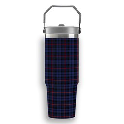 ScotsTee Shop Scottish McCorquodale Modern Tartan Flip Straw Tumbler 20oz 30oz