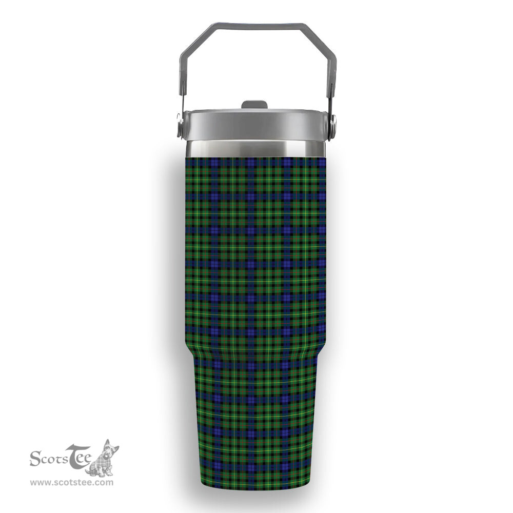 ScotsTee Shop Scottish Rollo SC Tartan Flip Straw Tumbler 20oz 30oz